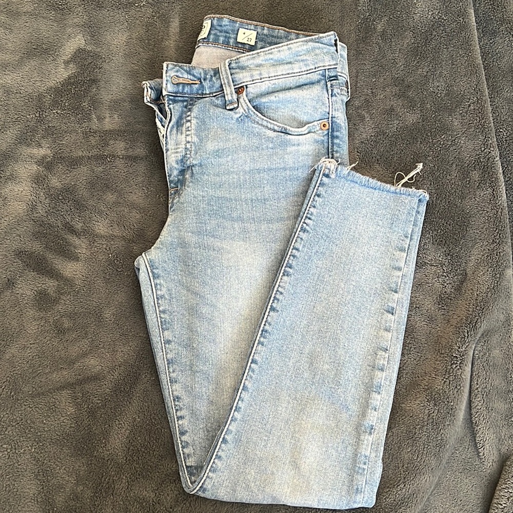 Lucky brand skinny cropped jeans